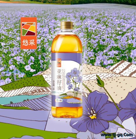 中糧悠采亞麻籽油1L（整箱12瓶）限自提