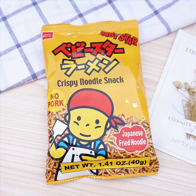 貝貝星炒面味零食面40G（日本進(jìn)口袋）